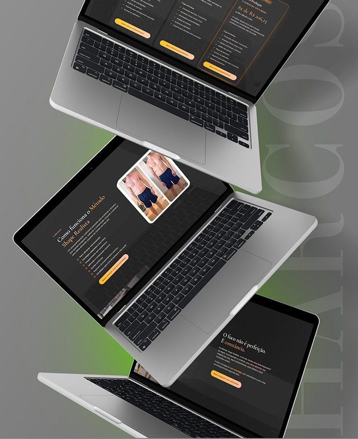 Sorteio de landing page profissional para nutricionistas na live da Harcos Marketing Saúde